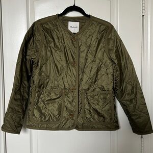 Madewell quilted jacket, lightweight